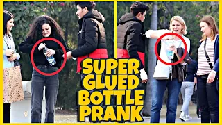 Super Glued Bottle Prank in India|Wasting People Time|Funny Public Reactions|Himanshu Basasi