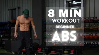 BEGINNER ABS WORKOUT l 8 MIN l NO EQUIPMENT