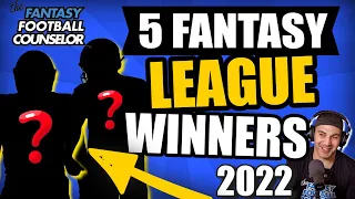 5 Fantasy Football League Winners 2022