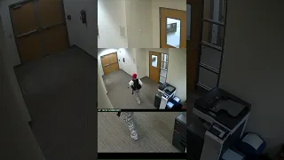 Nashville PD security footage of Audrey Hale assault on Covenant School. 2-assault type weapons used