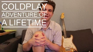 Coldplay - Adventure of a Lifetime (Electric Lead Guitar Lesson/Tutorial/Chords/How To Play)