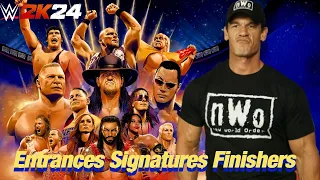 WWE 2K24 Entrances/Signatures/Finishers: John Cena 20 (NWO)