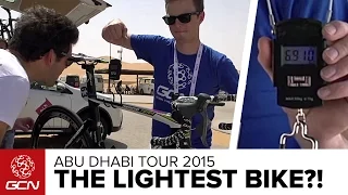 Which Cycling Team Rides The Lightest Bikes? | Abu Dhabi Tour 2015