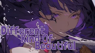 「 Nightcore 」- Different Kind Of Beautiful (Alec Benjamin) // lyrics