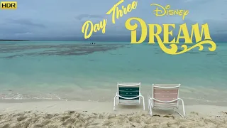 4K HDR Castaway Cay | Pirates Night | Disney Cruise Day 3 | Merrytime On The Dream December 2022