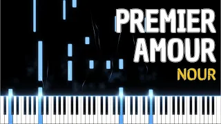 🚩Premier amour / NOUR (PIANO TUTO) #pianotutorial