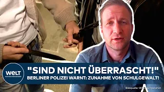 GEWALT AN BERLINER SCHULEN: Polizeigewerkschaft "Hier sind wir alle gefragt!" Fünf Einsätze pro Tag!