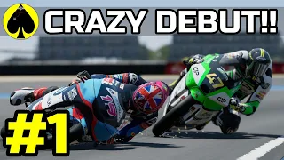 MotoGP 24 - Career Mode 1 - CRAZY DEBUT IN MOTO3!!!