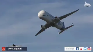 #BelugaXL flypast at Hawarden