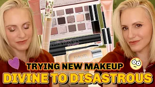 WELL THAT WAS EVENTFUL.....HOT NEW MAKEUP TRY-ON | OVER 40