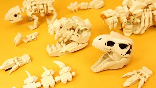 Tyrannosaurus skeleton -LEGO Jurassic World unofficial-