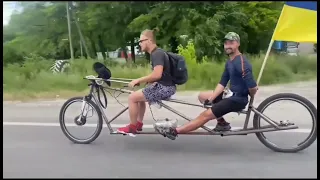 Электровелосипед тандем 60км/ч