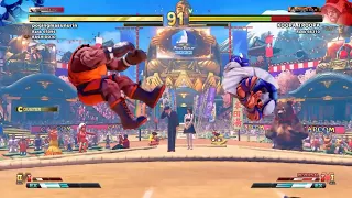 STREET FIGHTER V Rashid vs Balrog