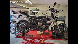 Yamaha XJ6, zaworki, rozrząd, synchro.