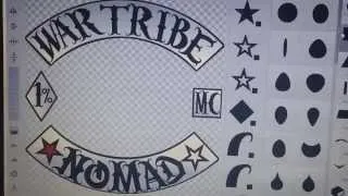 War Tribe Nomads MC (made in emblem creator) by Demigunz Pres. of War Tribe MC