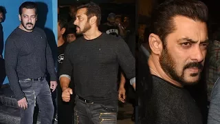 Dashing Salman Khan Spotted At Arbaaz Khan’s 50th Birthday Bash