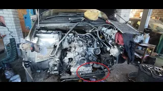 Вито ОМ651 снятие двигателя Mercedes-Benz