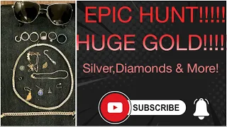 EPIC HUNT! BIG GOLD IN THE SCOOP !