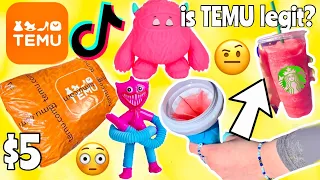 Is TEMU Legit? I Bought the WEIRDEST FIDGETS & VIRAL TikTok Products for CHEAP!🤑😳*strange af*😭