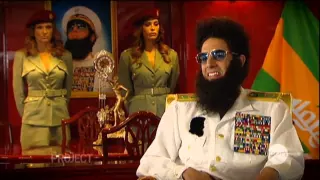 The Dictator interview on The Project (2012) - Sacha Baron Cohen