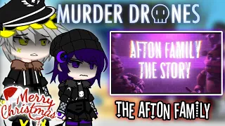 Murder Drones React To Afton Family: The Story | Murder Drones [Subtitle🇬🇧🇹🇷]