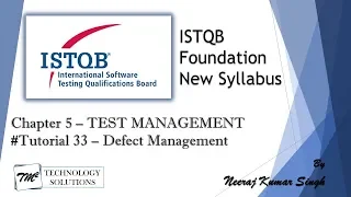 ISTQB Foundation Level | 5.6 Defect Management | Defect Report Template | ISTQB Tutorials | CTFL