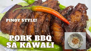 Pinoy style Pork BBQ sa Kawali!