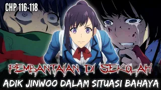 Adik JINWOO Dalam Situasi MENGERIKAN !!! PEMBANTAIAN di Sekolah JIN'AH - SOLO LEVELING