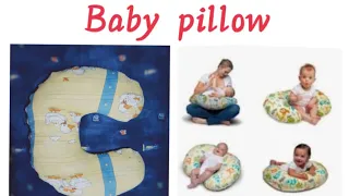 How to sew a nursing pillow ll DIY sewing c pillow for baby & mom ll Boppy pillow  with pattern