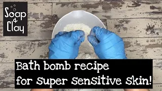 Bath bomb recipe for sensitive skin | Oat Bombs | Day 32/365 | Making of the Sensi Bombs