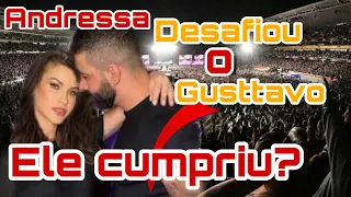 Agora Mesmo! Gusttavo Lima foi Desafiado Pela Andressa Suita em Show de Londrina Paraná.