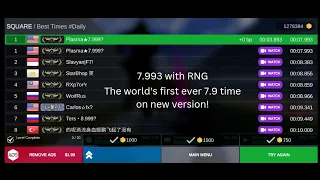 Bhop Pro: Square WR + PB ( 9.328 / 7.993 ) World's 1st Sub 8 New Version!