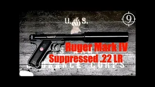 (مسدس روجر ٢٢)Ruger Mark IV Tactical Suppressed .22LR Review (Hitman's Krugermeier) 22 pistol