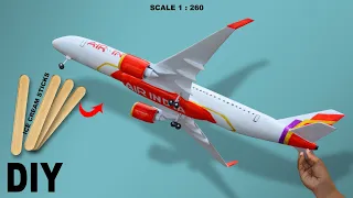 Making aeroplane model | Airbus A350-900 Air India new livery