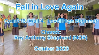 Fall in Love Again | High Beginner | Roy Anthony Shepherd (NOR) - October 2023 | Friends Forever LD