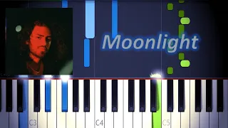 Ali Gatie - Moonlight (Piano Cover + Sheets + MIDI)|Magic Hands