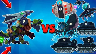 NEW MYTHIC TANK IMMORTAL VS ALL BOSSES in Hills of Steel! Tank Boss Battle