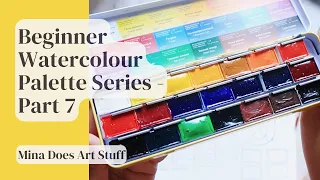 Sonnet Watercolour Review- Beginner Watercolour Palette Comparison Part 7  -Mina Does Art Stuff