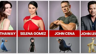 Celebrities Who Voiced the Coolest Cartoon Characters I Data Factory Comparison