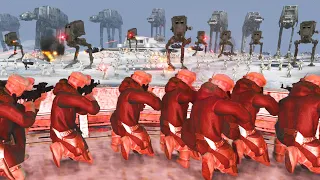 Darth Vader's Invasion of HOTH FORTRESS... - Men of War: Star Wars Mod