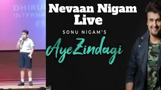 Nevaan Nigam Sings Aye Zindagi | Son Of The Legend Sonu Nigam