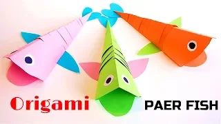 How to Make 3D Paper Fish | DIY Origami Fish Making | Easy Paper Crafts