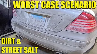 How To Properly Wash A Really Dirty Car Indoors Without A Hose Or Drain. Safe Rinseless Wash!