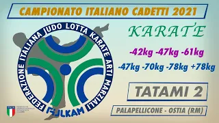Karate - Campionato Italiano Cadetti 2021 - day2 Tatami2