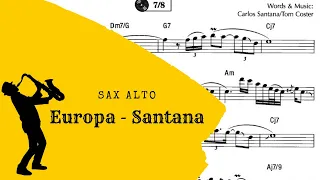 Europa - Saxofones Eb - Bb - Sheet Music