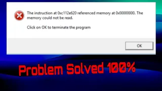 [Solved] referenced memory at 0x0000000 the memory could not be read