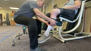 Knee Flexion Stretch After Knee Replacement MUA