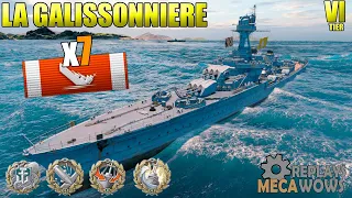 La Galissonnière 7 Kills & 160k Damage | World of Warships Gameplay 4k