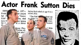 Sgt. Carter Died Young - The Life and Sad Ending® of Frank Sutton