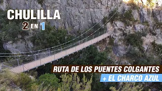 Ruta de los puentes colgantes y el charco azul en Chulilla - Valencia